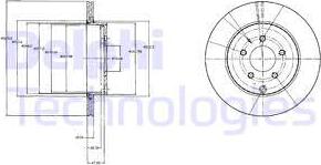 Delphi BG4341 - Əyləc Diski furqanavto.az