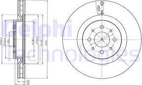 Delphi BG4308 - Əyləc Diski furqanavto.az