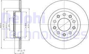 Delphi BG4315 - Əyləc Diski furqanavto.az