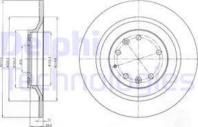 Delphi BG4318 - Əyləc Diski furqanavto.az