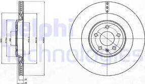 Delphi BG4387 - Əyləc Diski furqanavto.az