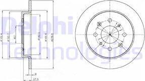 Delphi BG4334C-18B1 - Əyləc Diski furqanavto.az