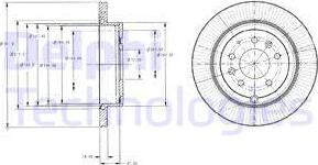 Delphi BG4336 - Əyləc Diski furqanavto.az