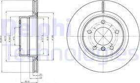 Delphi BG4293C - Əyləc Diski furqanavto.az