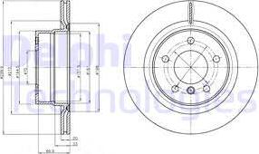 Delphi BG4293 - Əyləc Diski furqanavto.az