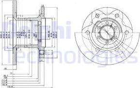 Delphi BG429 - Əyləc Diski furqanavto.az