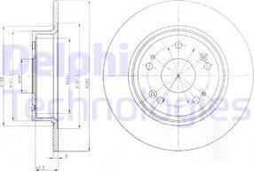 Delphi BG4249 - Əyləc Diski furqanavto.az