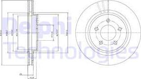 Delphi BG4240C-19B1 - Əyləc Diski furqanavto.az