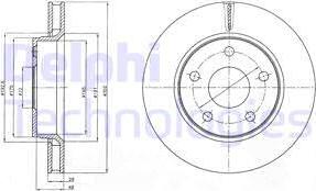 Delphi BG4259 - Əyləc Diski furqanavto.az