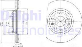 Delphi BG4256 - Əyləc Diski furqanavto.az