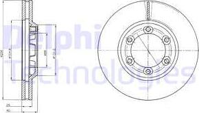 Delphi BG4252 - Əyləc Diski furqanavto.az