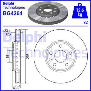 Delphi BG4264 - Əyləc Diski furqanavto.az