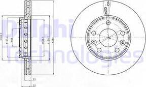 Delphi BG4265C - Əyləc Diski furqanavto.az