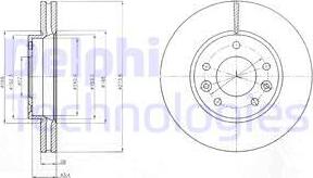 Delphi BG4261 - Əyləc Diski furqanavto.az