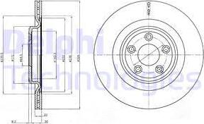 Delphi BG4202C-18B1 - Əyləc Diski furqanavto.az