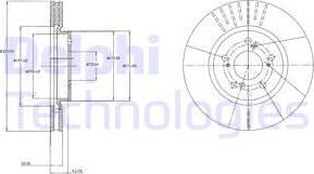 Delphi BG4215 - Əyləc Diski furqanavto.az