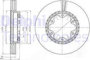 Delphi BG4210 - Əyləc Diski furqanavto.az