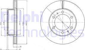 Delphi BG4211 - Əyləc Diski furqanavto.az