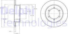 Delphi BG4218 - Əyləc Diski furqanavto.az