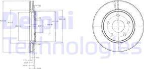 Delphi BG4212 - Əyləc Diski furqanavto.az