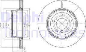 Delphi BG4284 - Əyləc Diski furqanavto.az