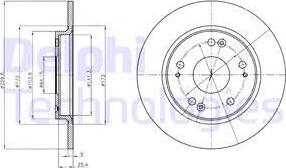 Delphi BG4280 - Əyləc Diski furqanavto.az