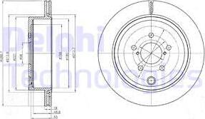 Delphi BG4288 - Əyləc Diski furqanavto.az