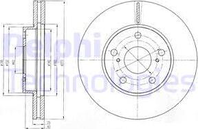 Delphi BG4234 - Əyləc Diski furqanavto.az