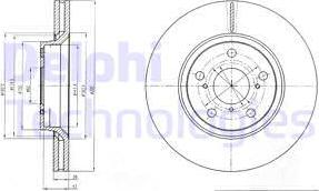 Delphi BG4236C - Əyləc Diski furqanavto.az