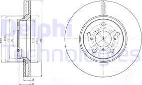 Delphi BG4236 - Əyləc Diski furqanavto.az