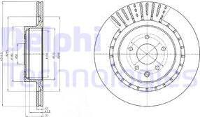 Delphi BG4230C - Əyləc Diski furqanavto.az