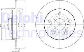 Delphi BG4233 - Əyləc Diski furqanavto.az