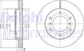 Delphi BG4229 - Əyləc Diski www.furqanavto.az