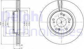 Delphi BG4224 - Əyləc Diski furqanavto.az