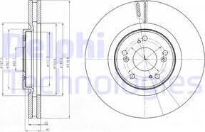 Delphi BG4225 - Əyləc Diski furqanavto.az