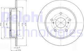 Delphi BG4222 - Əyləc Diski furqanavto.az