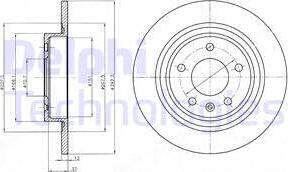 Delphi BG4279-C - Əyləc Diski furqanavto.az