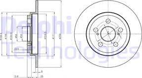 Delphi BG4272 - Əyləc Diski furqanavto.az