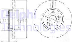 Delphi BG4277 - Əyləc Diski furqanavto.az