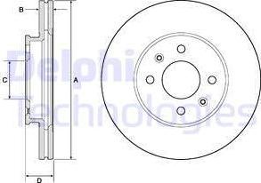 Delphi BG4744C - Əyləc Diski furqanavto.az