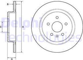 Delphi BG4760C - Əyləc Diski furqanavto.az