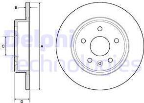 Delphi BG4761C - Əyləc Diski furqanavto.az