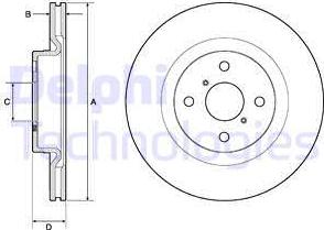 Delphi BG4762C - Əyləc Diski furqanavto.az