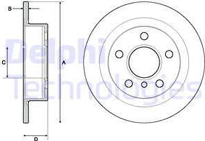 Delphi BG4706C - Əyləc Diski furqanavto.az