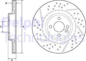 Delphi BG4789C - Əyləc Diski furqanavto.az