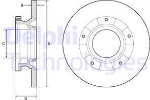 Delphi BG4784C - Əyləc Diski furqanavto.az