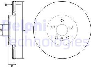 Delphi BG4786C - Əyləc Diski furqanavto.az