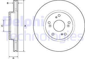 Delphi BG4774C - Əyləc Diski furqanavto.az