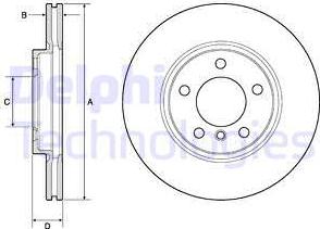 Delphi BG4771C - Əyləc Diski furqanavto.az