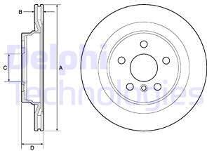 Delphi BG4778C - Əyləc Diski furqanavto.az